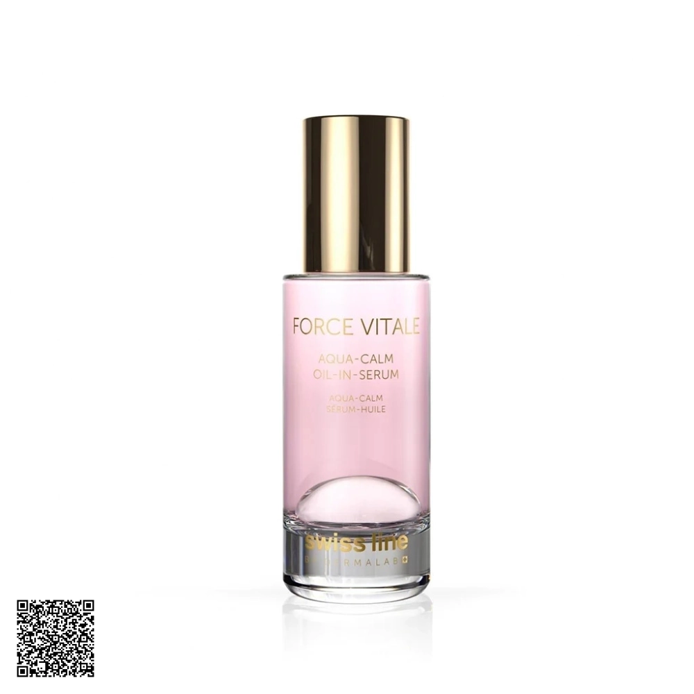 Serum Phục Hồi Da Nhạy Cảm Swissline Force Vitale Aqua - Calm Oil - In - Serum Từ Thuỵ Sĩ 30ml
