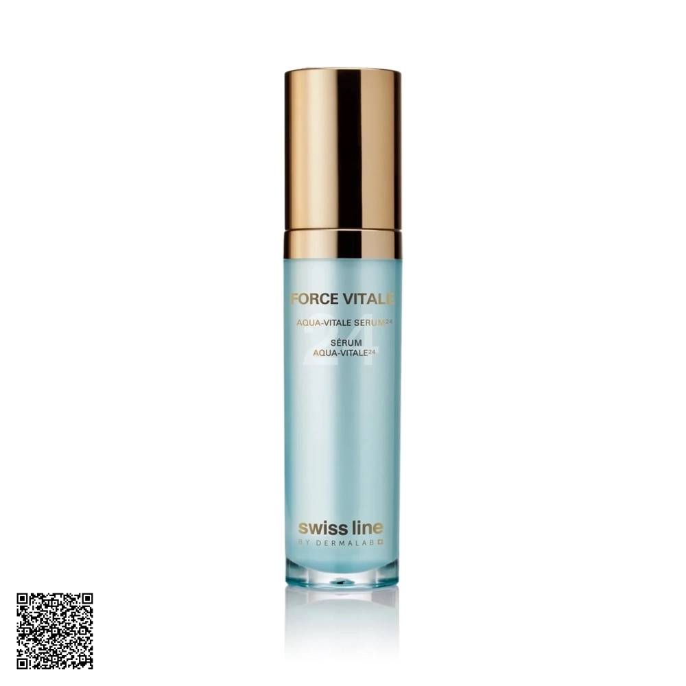 Huyết Thanh Cấp Nước Hồi Sinh Da Swissline Force Vitale Aqua-Vitale Serum 24 Từ Thuỵ Sĩ 30ml