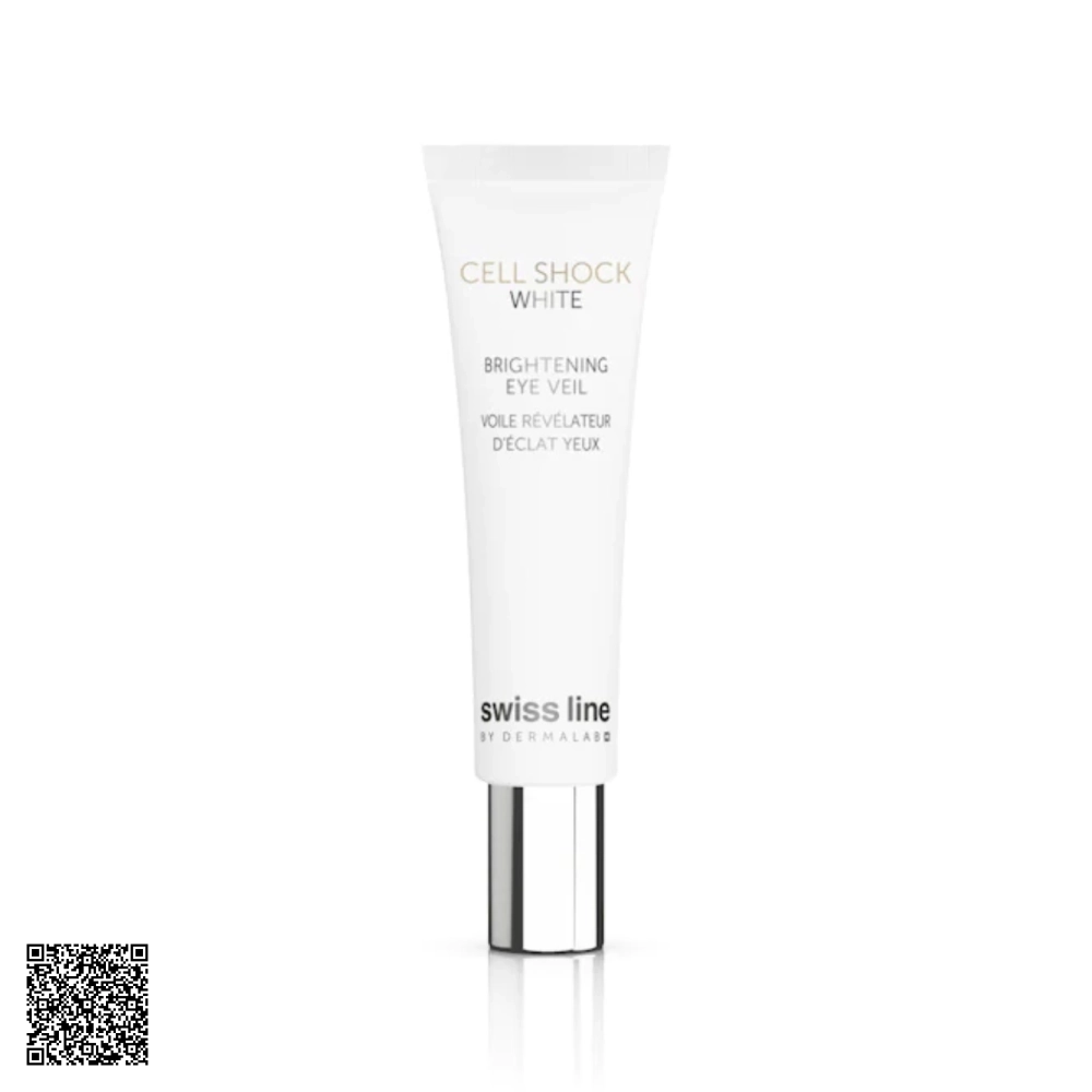 Sữa Dưỡng Chống Nắng Cho Mắt Swissline Cell Shock White Brightening Eye Veil SPF50+++ Từ Thuỵ Sĩ 15ml