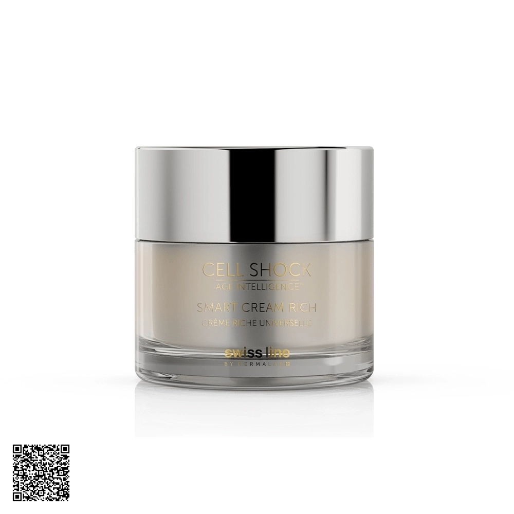 Kem Dưỡng Ẩm Trẻ Hóa Da Swissline Cell Shock Smart Cream Rich Từ Thuỵ Sĩ 50ml