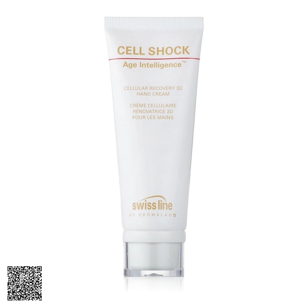 Kem Dưỡng Da Tay Swissline Cell Shock Age Intelligence Cellular Recovery 3D Hand Cream Từ Thuỵ Sĩ 75ml