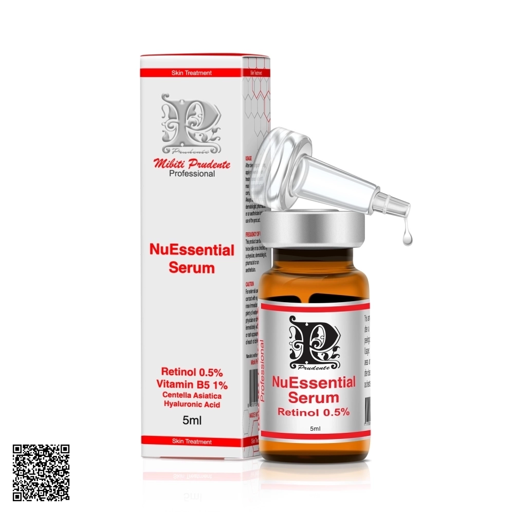 Tinh Chất Tái Tạo Da Nuwhite Mibiti Prudente NuEssential Serum Retinol 0.5% Từ Mỹ 5ml
