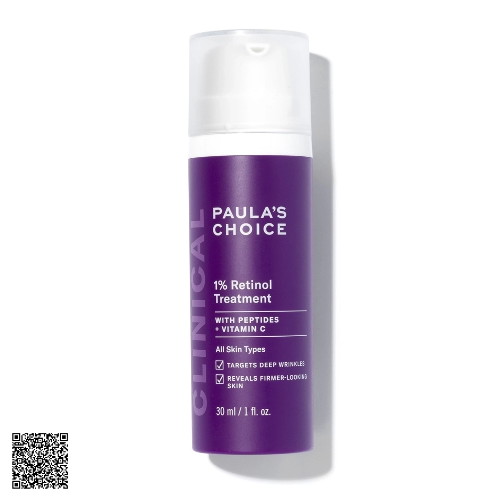 Tinh Chất Mờ Nám, hỗ trợ ngừa lão hóa Paula’s Choice Clinical 1% Retinol Treatment Từ Mỹ 30ml