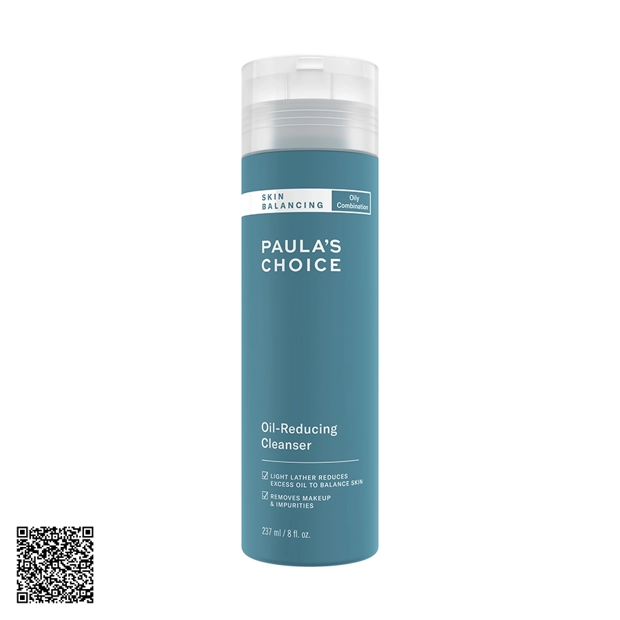 Sữa Rửa Mặt Cân Bằng Độ Ẩm Paula’s Choice Skin Balancing Oil-Reducing Cleanser Từ Mỹ 237ml