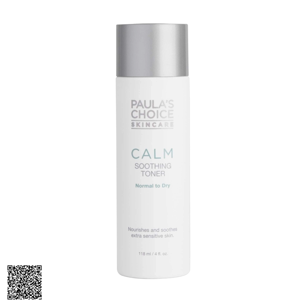 Nước Hoa Hồng Dịu Nhẹ Phục Hồi Da Paula’s Choice Calm Soothing Toner Normal To Oily Combination Từ Mỹ 118ml