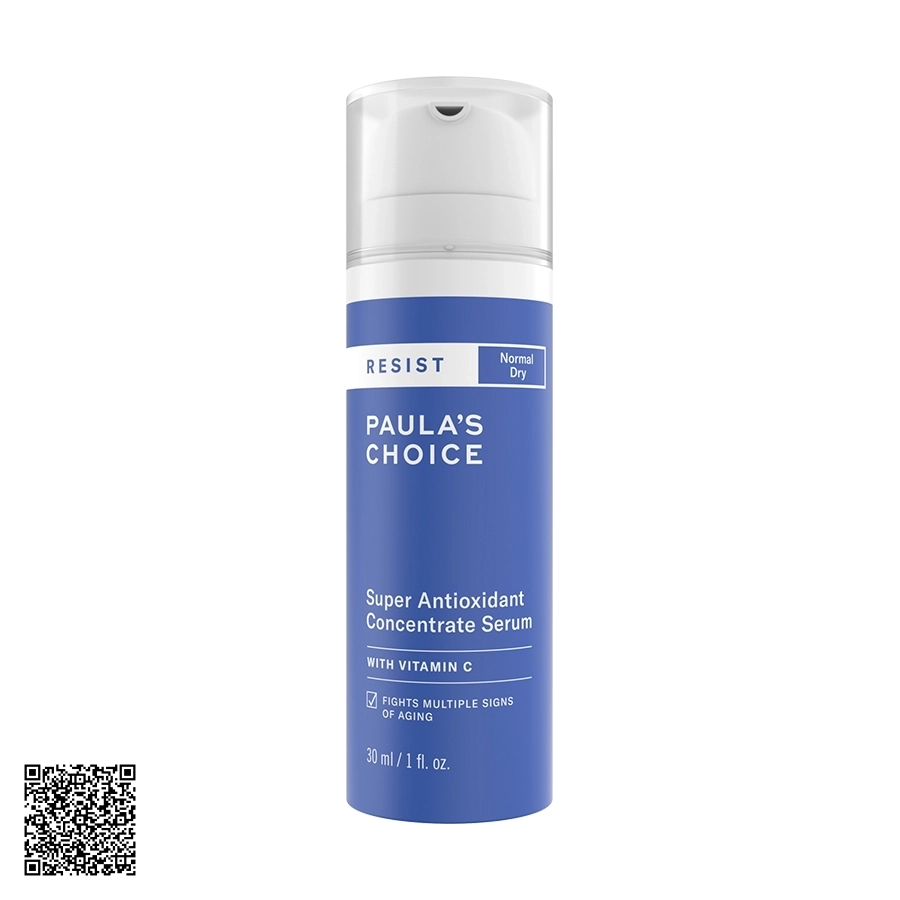 Tinh Chất Hỗ Trợ Ngừa Lão Hóa Chuyên Sâu Paula’s Choice Resist Super Antioxidant Concentrate Serum Từ Mỹ 30ml