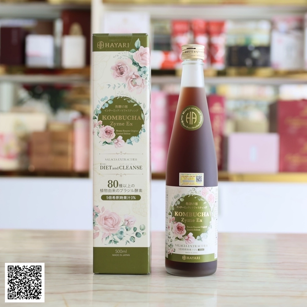 Nước Uống Detox Thải Độc Kombucha Zyme Ex Từ Nhật 500ml