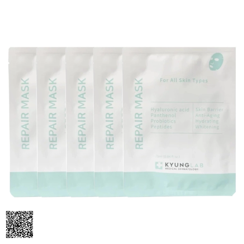 Mặt Nạ Phục Hồi Da Kyung Lab Repair Mask For All Skin Types Từ Hàn Quốc Hộp 5 Miếng