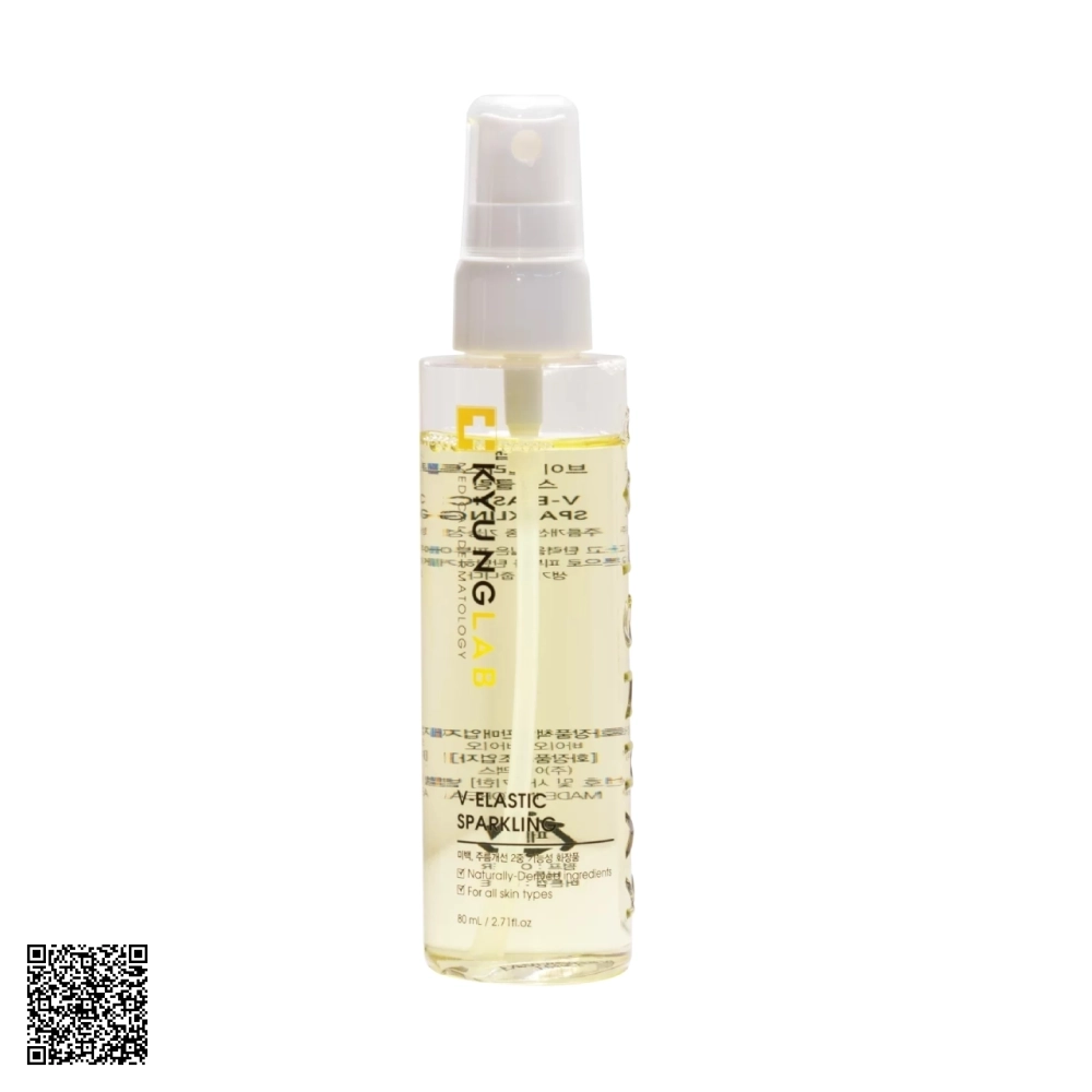 Xịt Dưỡng Khoá Ẩm Căng Bóng Kyung Lab V – Elastic Sparkling Từ Hàn Quốc 80ml
