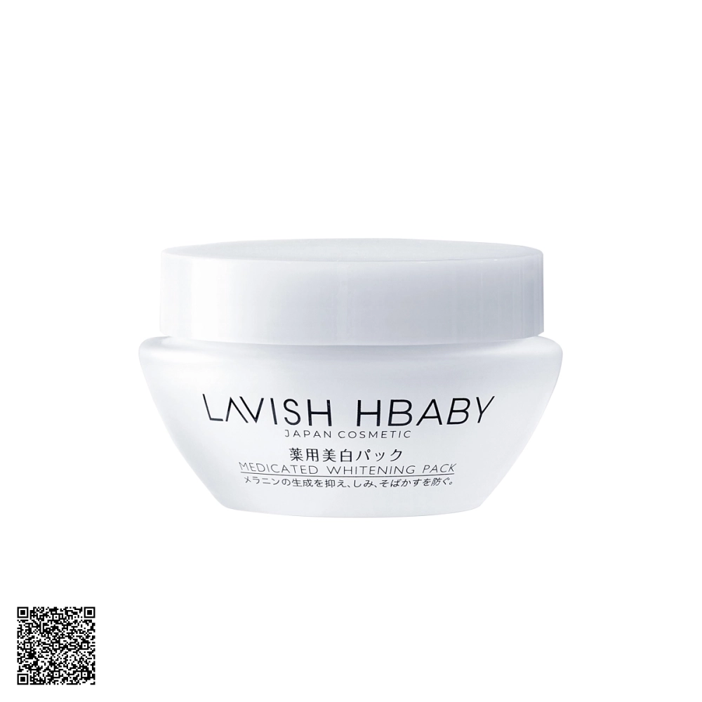 Kem Dưỡng Trắng Da Ban Ngày Nhau Thai Lavish H Baby Medicated Whitening Pack Từ Nhật Bản 50ml