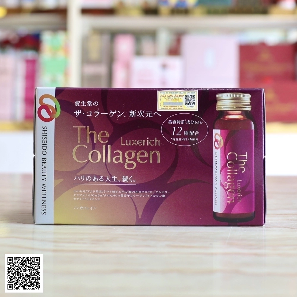 Nước Uống The Collagen Luxerich Shiseido Từ Nhật Bản Mẫu Mới Nhất
