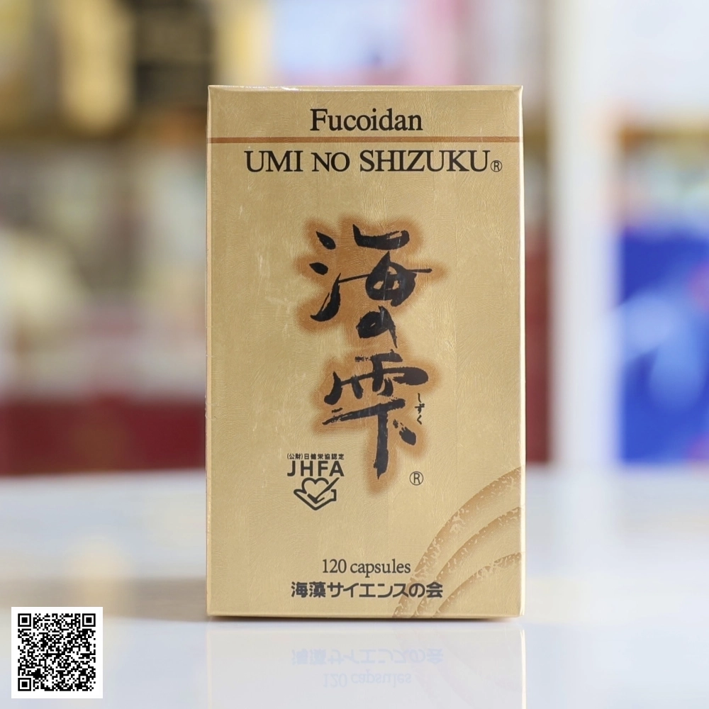 Viên Uống Fucoidan Umi No Shizuku JHFA Từ Nhật Bản 120 Viên