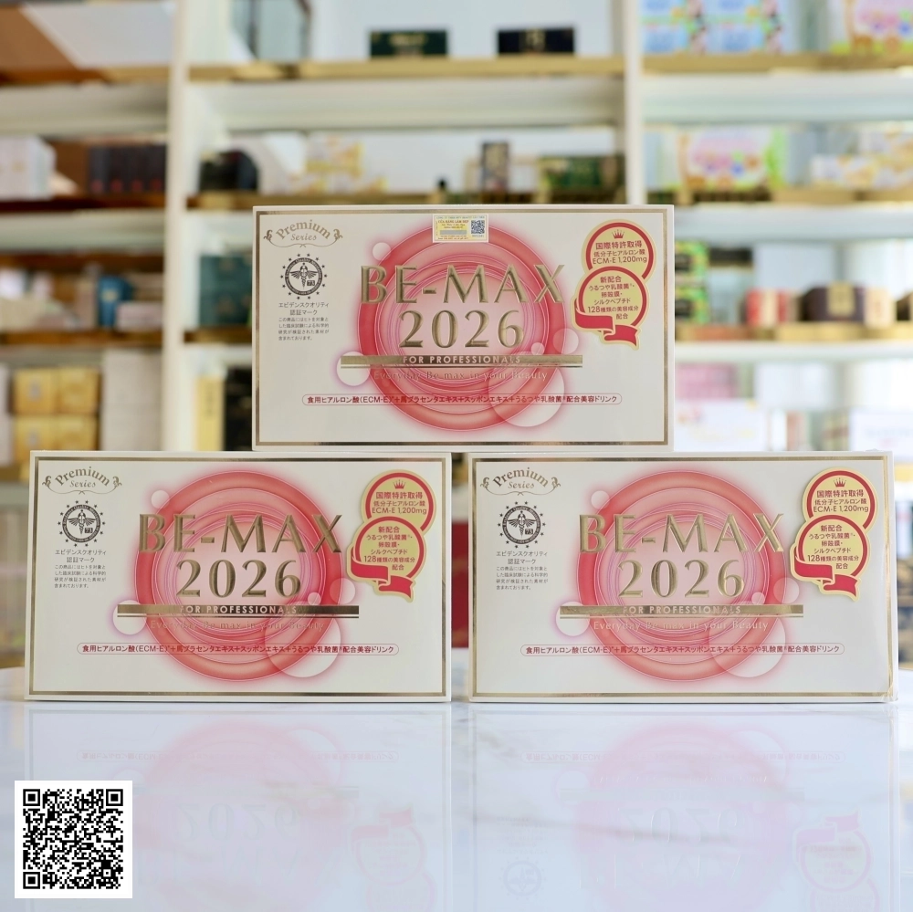 Liệu Trình Tinh Chất Trẻ Hóa Da Be-Max 2026 Từ Nhật Bản