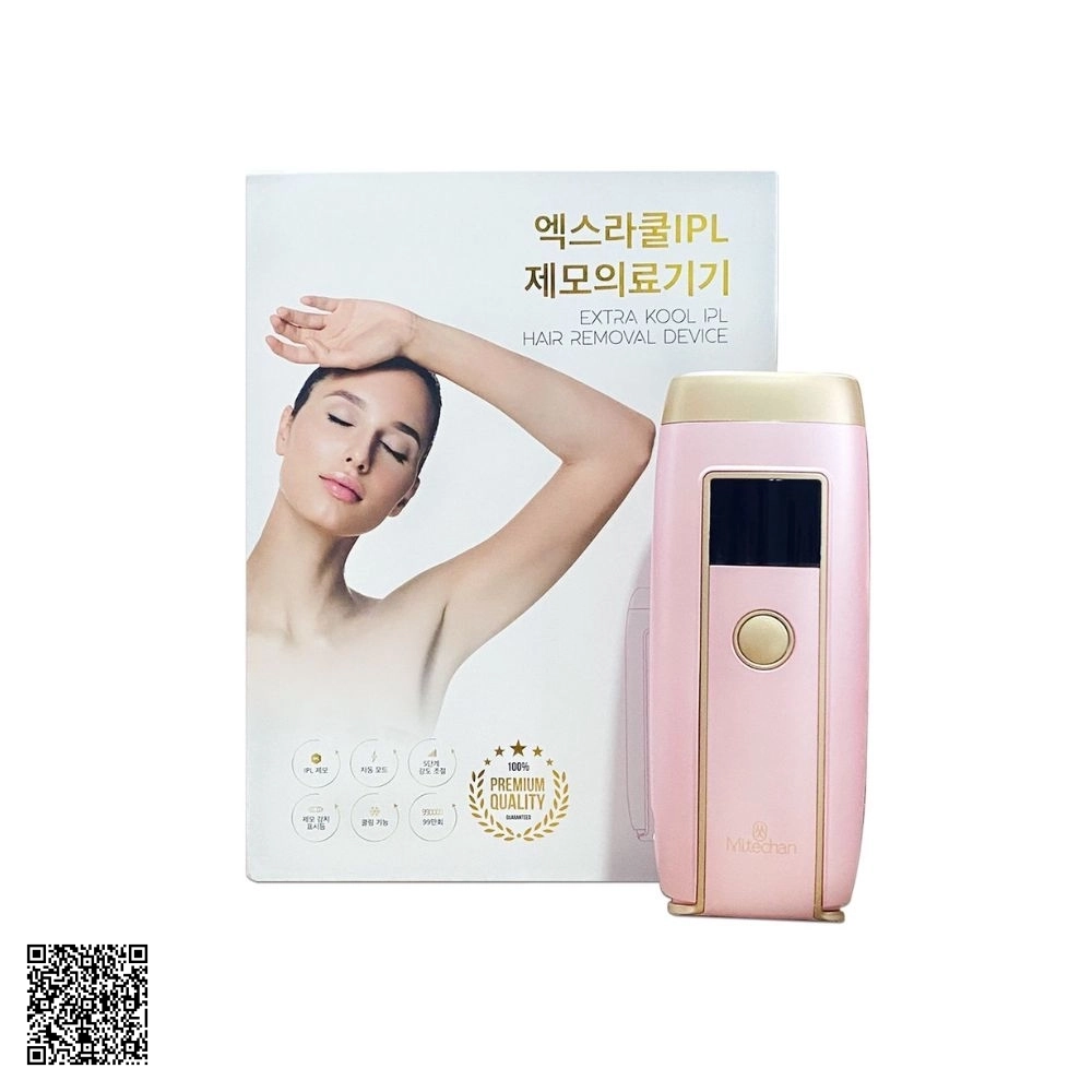 Máy Triệt Lông Lạnh Cá Nhân Extra Kool IPL Hair Removal Device Mitechan Từ Hàn Quốc