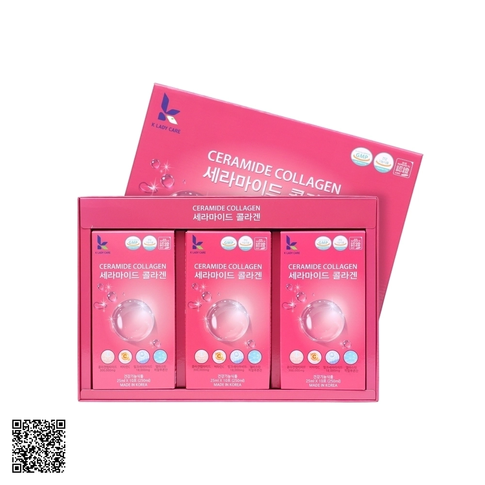 Nước Uống Trẻ Hóa, Đẹp Da Collagen Ceramide Hộp 30 Gói