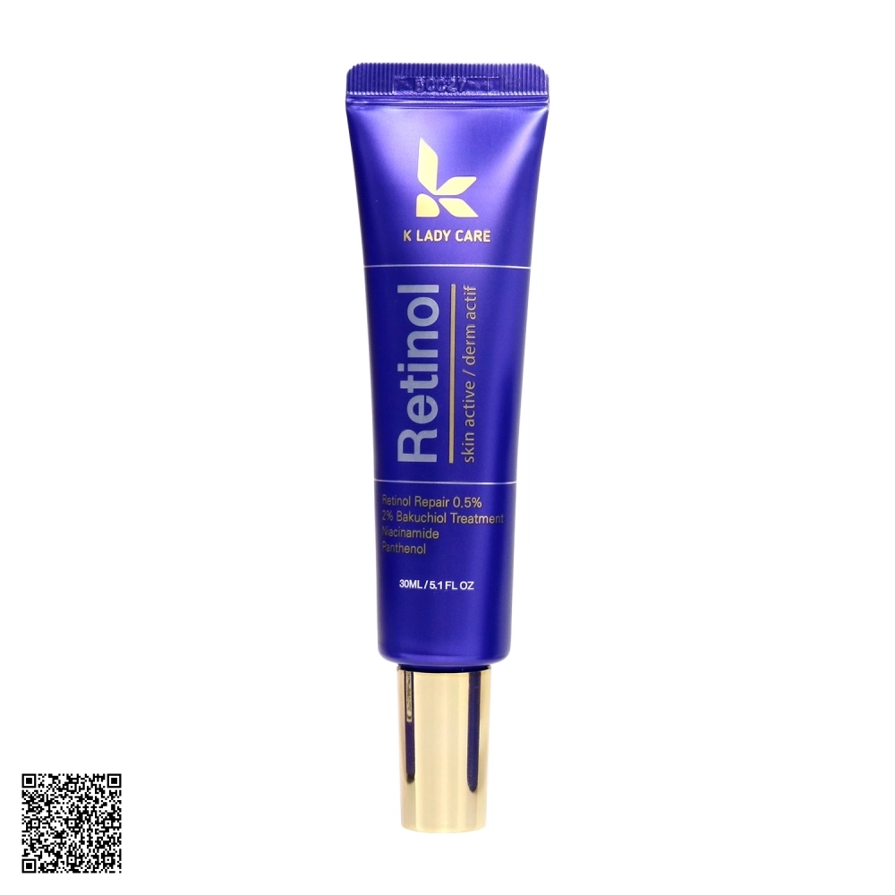 Kem Dưỡng Hỗ Trợ Ngừa Lão Hóa K Lady Care Premium Retinol Elastin Cream Từ Hàn Quốc 30ml