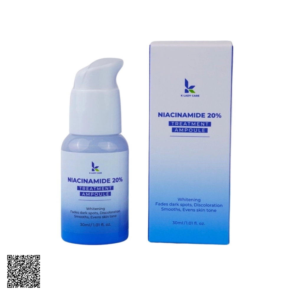 Tinh Chất Thu Nhỏ Lỗ Chân Lông, Tăng Cường Bảo Vệ Da Niacinamide 20% K Lady Care Từ Hàn Quốc 30ml