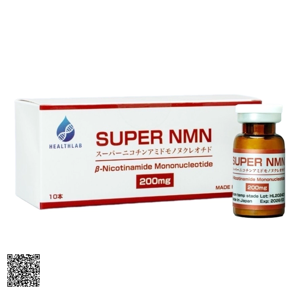 Liệu Trình Truyền SUPER NMN 200MG HEALTHLAB Từ Nhật Bản 10 Lọ 10 Lần Truyền