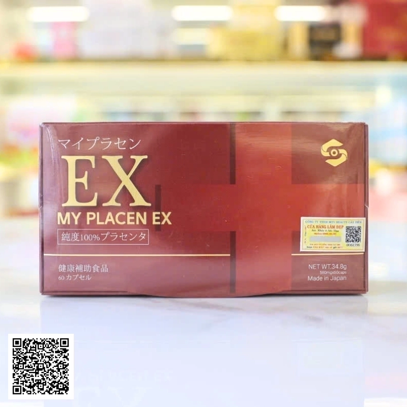 Viên Uống My Placen EX Tinh Chất Tế Bào Nhau Thai Tươi Từ Nhật Bản Hộp 60 Viên