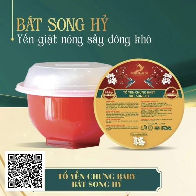 Tổ Yến Chưng Baby - Bát Song Hỷ