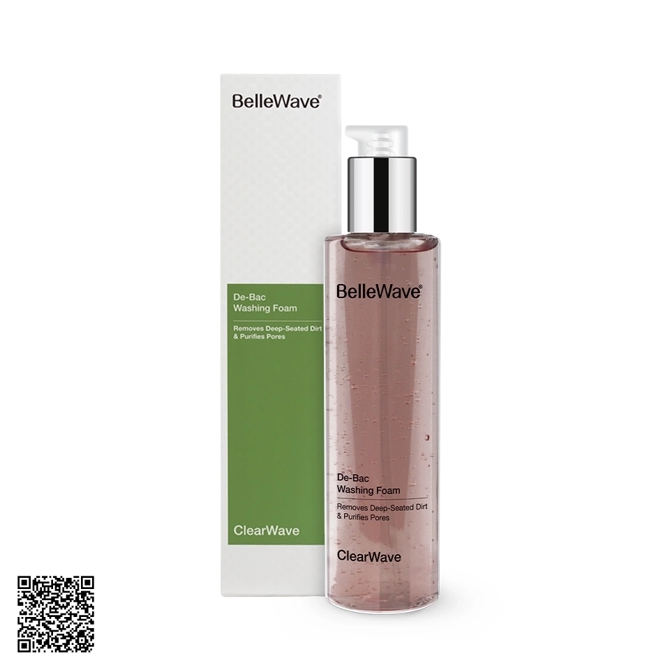 Gel Rửa Mặt Diệt Khuẩn BelleWave De-Bac Washing Foam Từ Thuỵ Sĩ 200ml