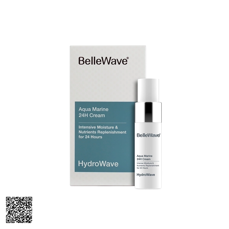 Kem Bổ Sung Nước 24h BelleWave Aqua Marine 24h Cream Từ Thuỵ Sĩ 30ml