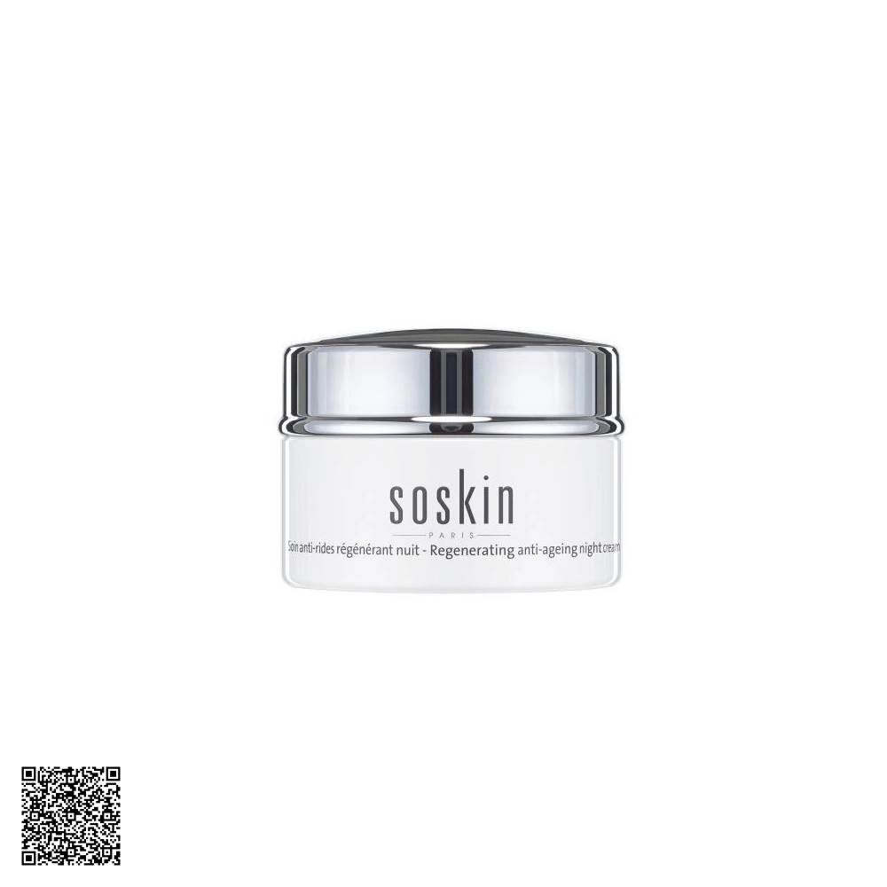 Kem Tái Tạo Da Lão Hóa Ban Đêm Soskin Regenerating Anti-Ageing Night Cream Từ Pháp 50ml