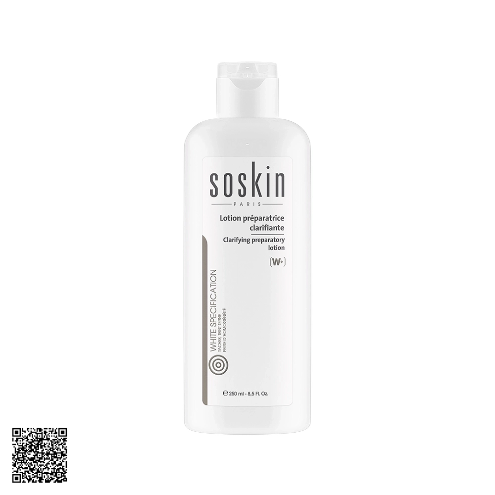 Nước Cân Bằng Làm Trắng Da Soskin Clarifying Preparetory Lotion Từ Pháp 250ml