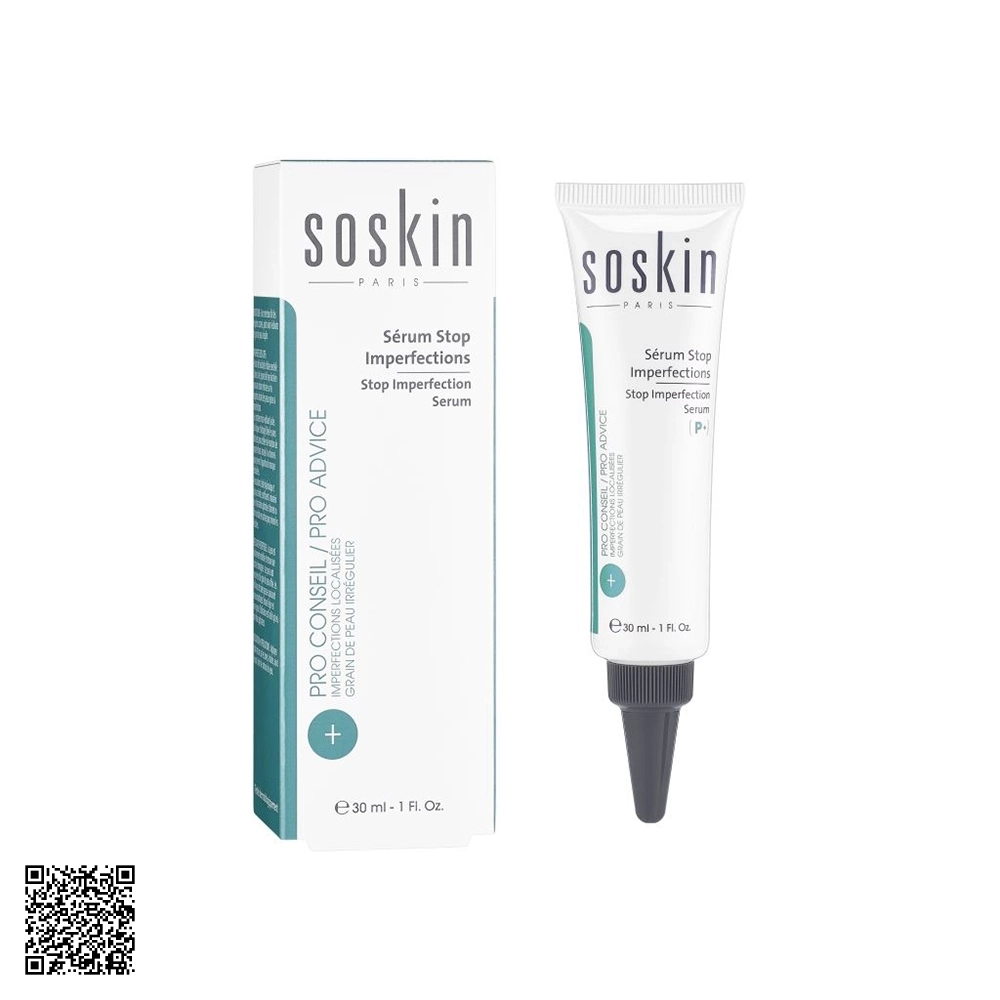 Serum Giảm Mụn Soskin Stop Imperfection Serum Từ Pháp 40ml