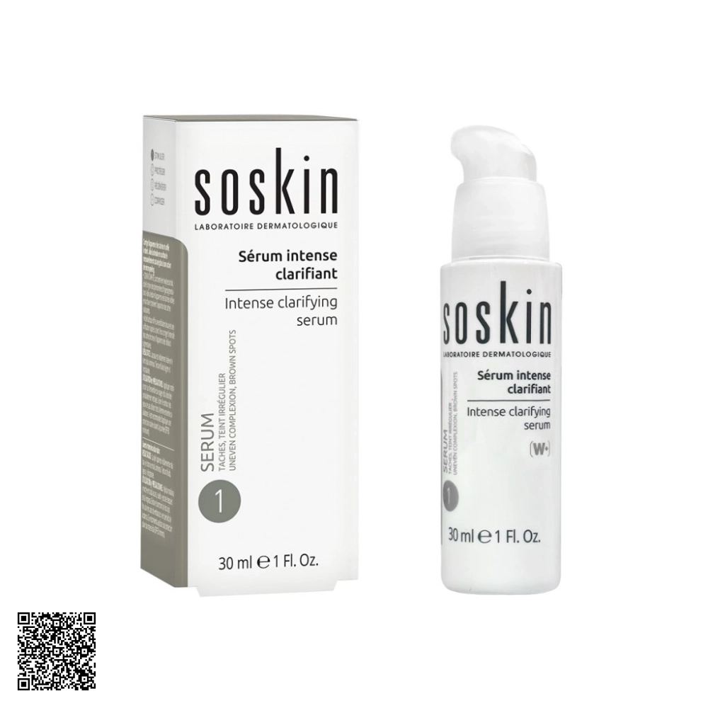 Serum Làm Trắng Tăng Cường Soskin Intense Clarifying Serum Từ Pháp 30ml