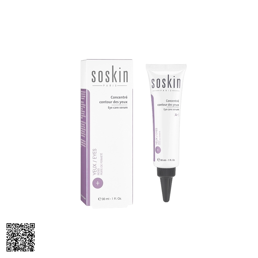 Serum Trẻ Hóa Da Vùng Mắt Soskin Eye Care Serum Từ Pháp 30ml