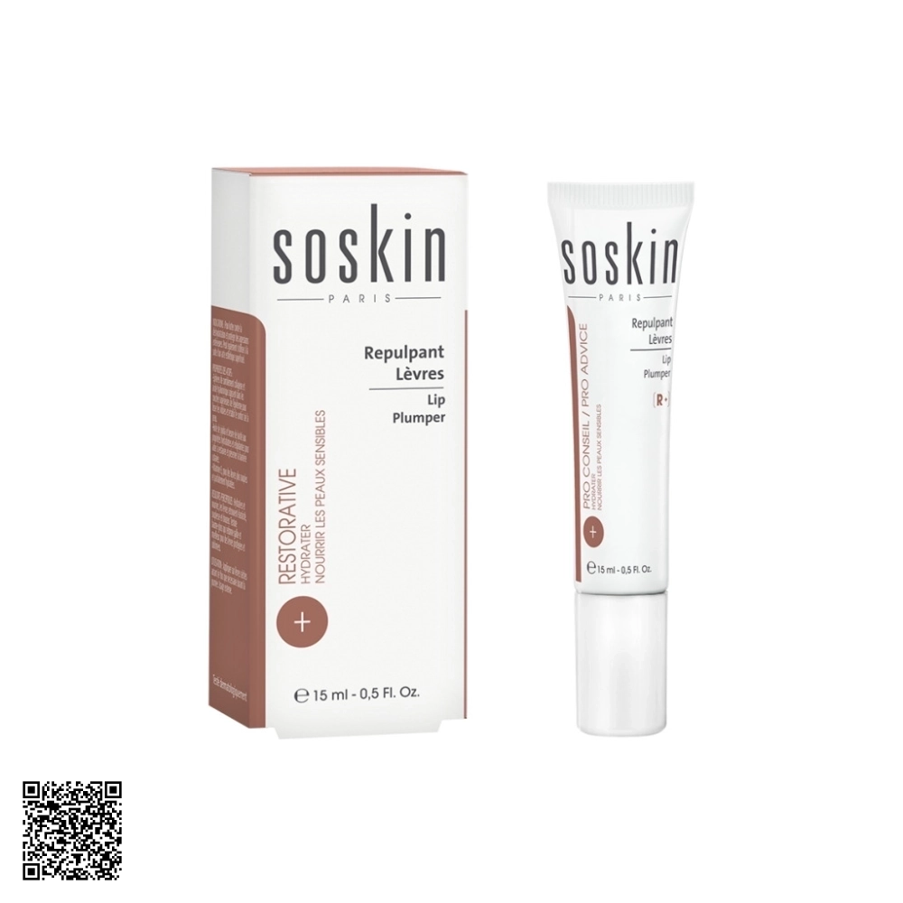 Son Dưỡng Căng Mọng Môi Soskin Lip Plumper Từ Pháp 15ml