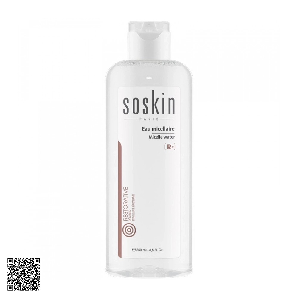 Nước Tẩy Trang Nhẹ Nhàng Soskin Micelle Water Từ Pháp 250ml