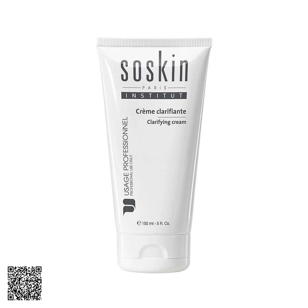 Kem Dưỡng Trắng Da Soskin Clarifying Cream Từ Pháp 150ml
