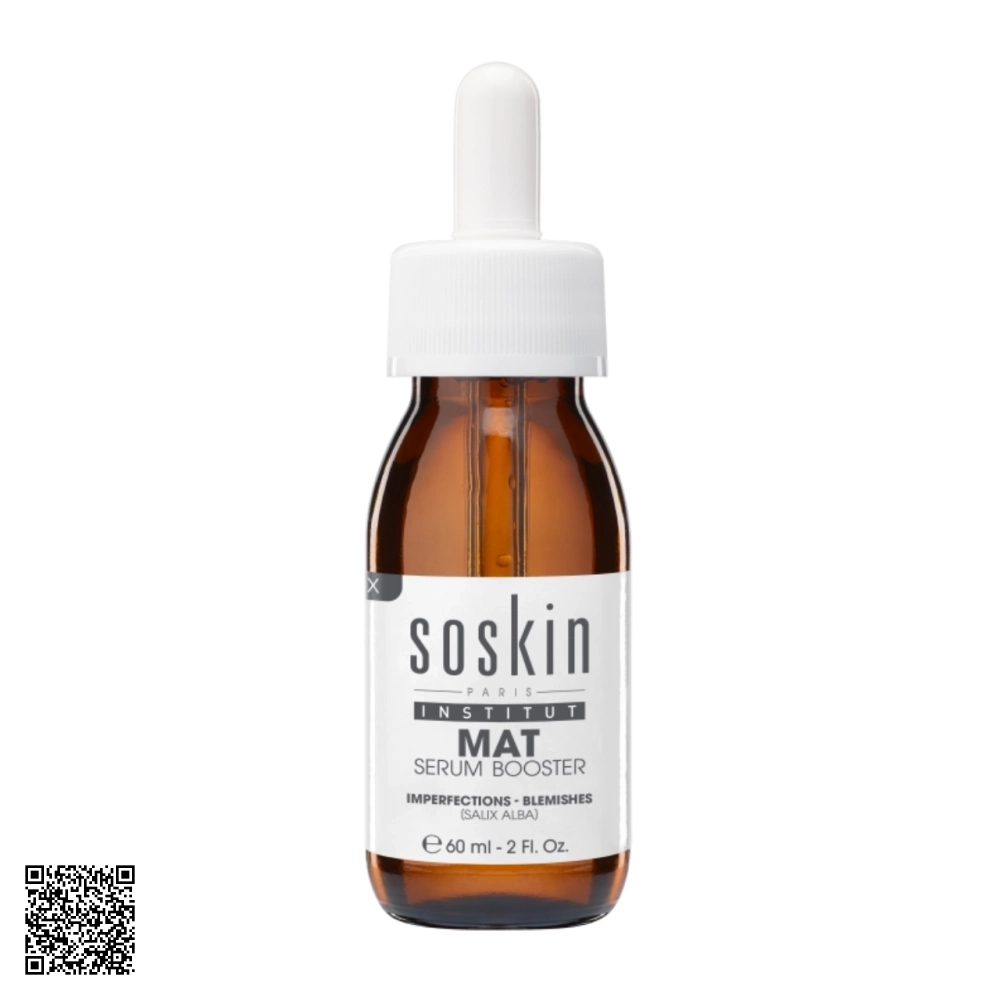 Tinh Chất Giảm Mụn Soskin Mat Serum Booter Từ Pháp 60ml