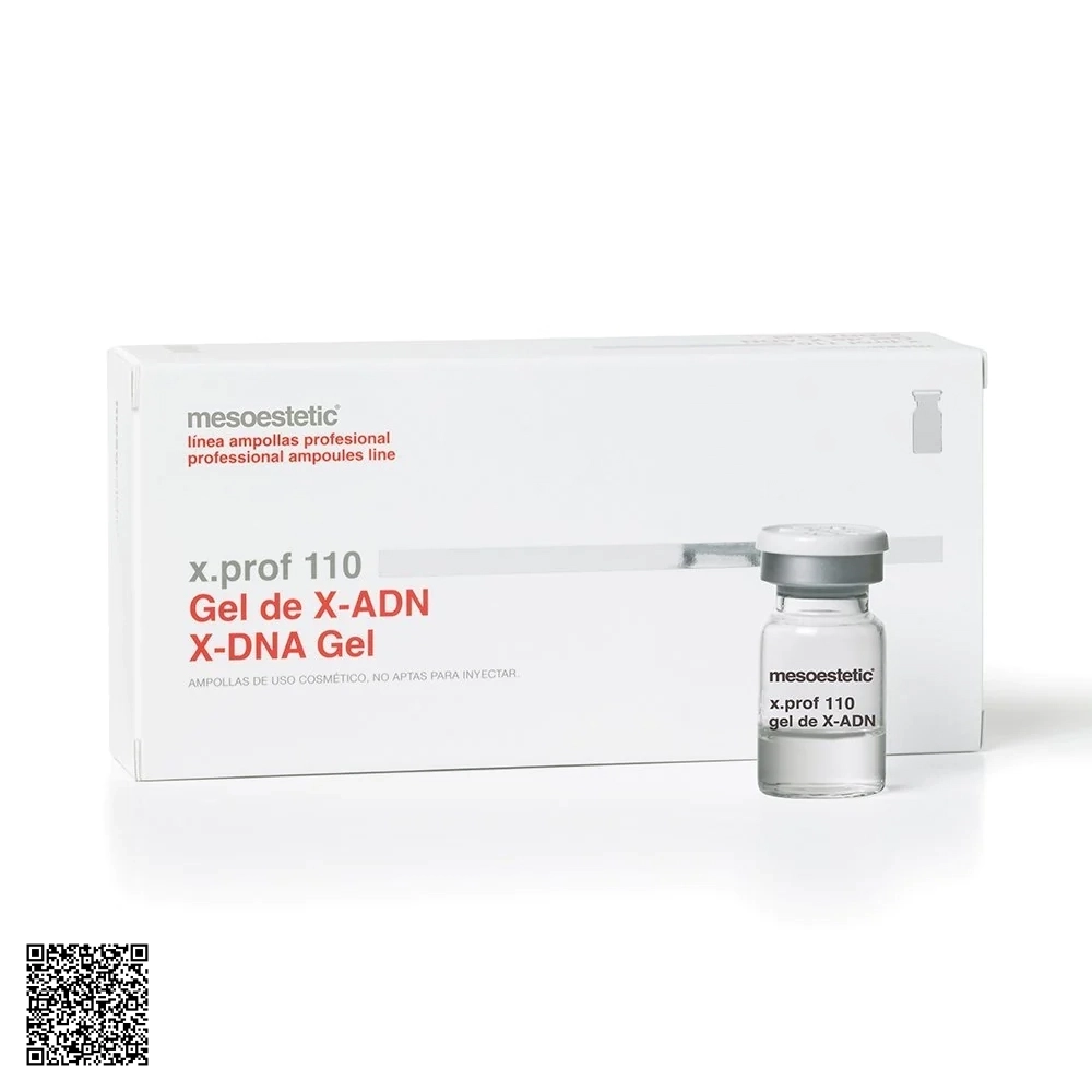 Tinh Chất Trẻ Hóa Da Mesoestetic X.Prof 110 Gel De X-ADN X-DNA Gel Từ Tây Ban Nha (5 Lọ x 2.5ml)