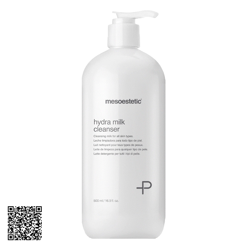 Sữa Rửa Mặt Mesoestetic Hydra Milk Cleanser Từ Tây Ban Nha 500ml