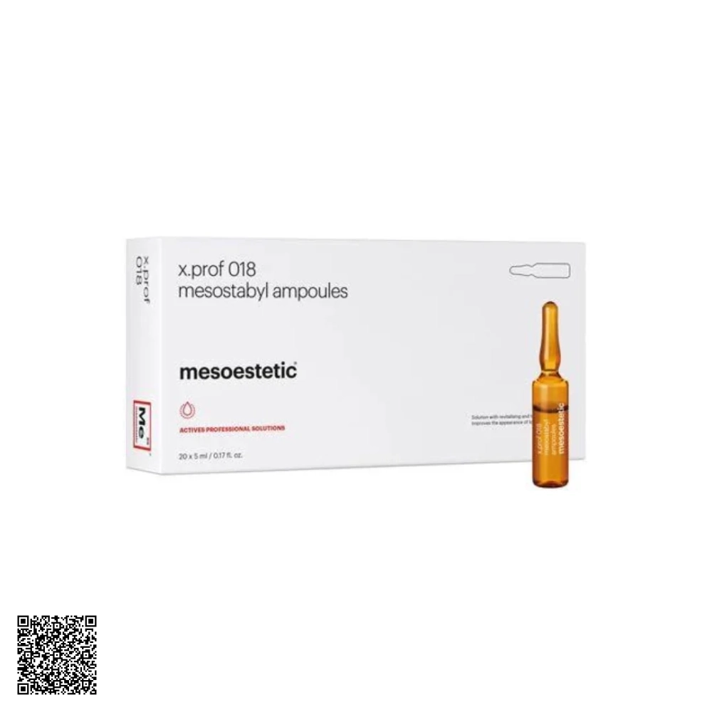 Tinh Chất Giảm Mỡ Săn Chắc Da Mesoestetic X.Prof 018 Mesostabyl Từ Tây Ban Nha (20 Ống x 5ml)