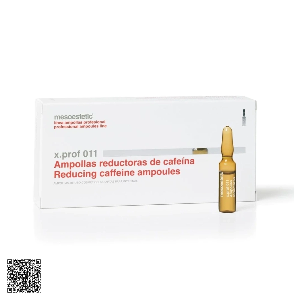 Tinh Chất Giảm Mỡ Dưới Da Mesoestetic X.Prof 011 Reducing Caffeine Ampoules từ Tây Ban Nha (20 Ống x 2ml)