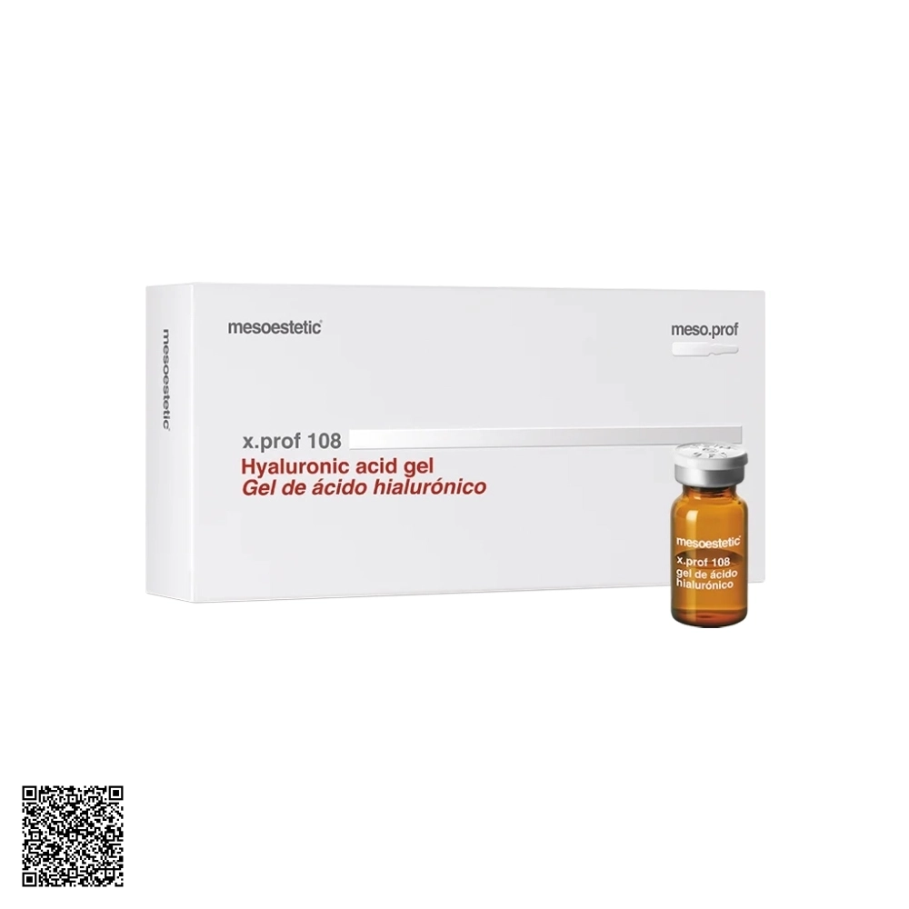 Tinh Chất Dưỡng Ẩm Hỗ Trợ Ngừa Lão Hóa Mesoestetic X.Prof 108 Hyaluronic Acid Gel Từ Tây Ban Nha (5 lọ x 5ml)