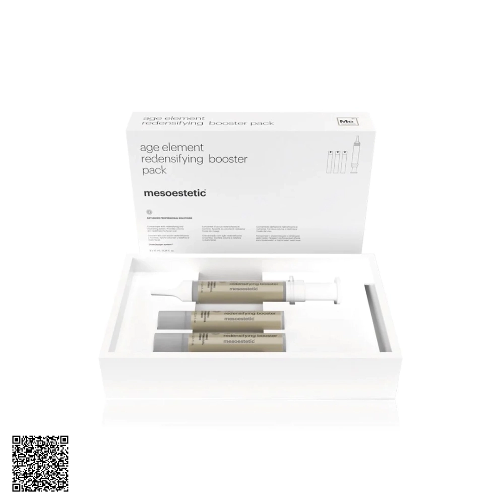 Tinh Chất Cải Thiện Độ Đàn Hồi Da Mesoestetic Age Element Redensifying Booster Từ Tây Ban Nha (3 Ống x 10ml)