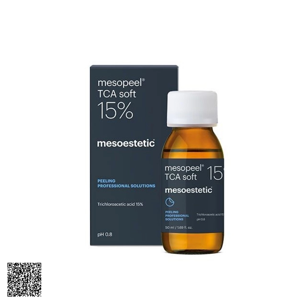 Peel Hỗ Trợ Ngừa Lão Hóa Da Giai Đoạn 2-3 Mesoestetic Mesopeel TCA Soft 15% Từ Tây Ban Nha 50ml