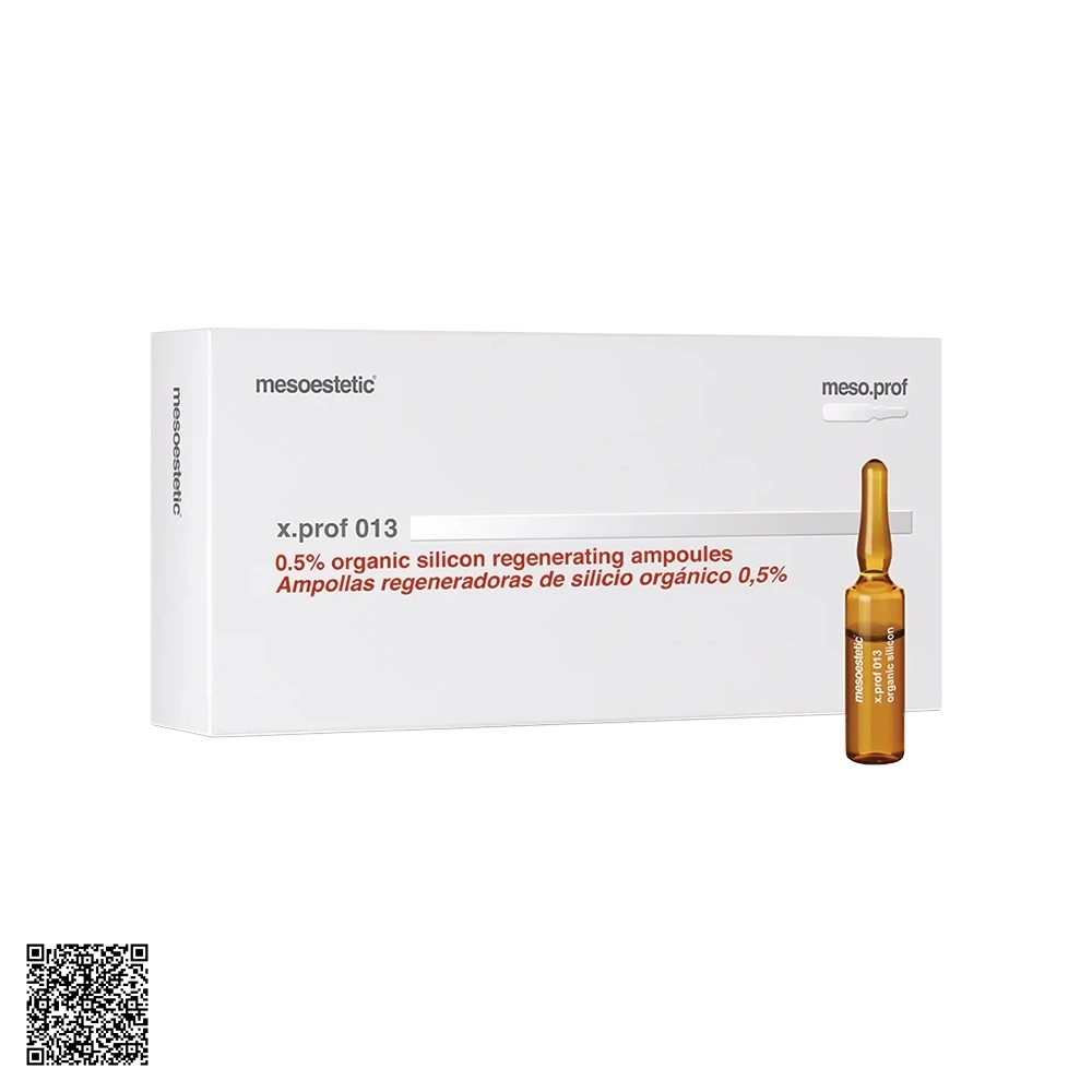 Tinh Chất Làm Săn Chắc Da Mesoestetic X.Prof 013 0.5% Organic Silicon Regenerating Ampoules Từ Tây Ban Nha (20 Ống x 5ml)
