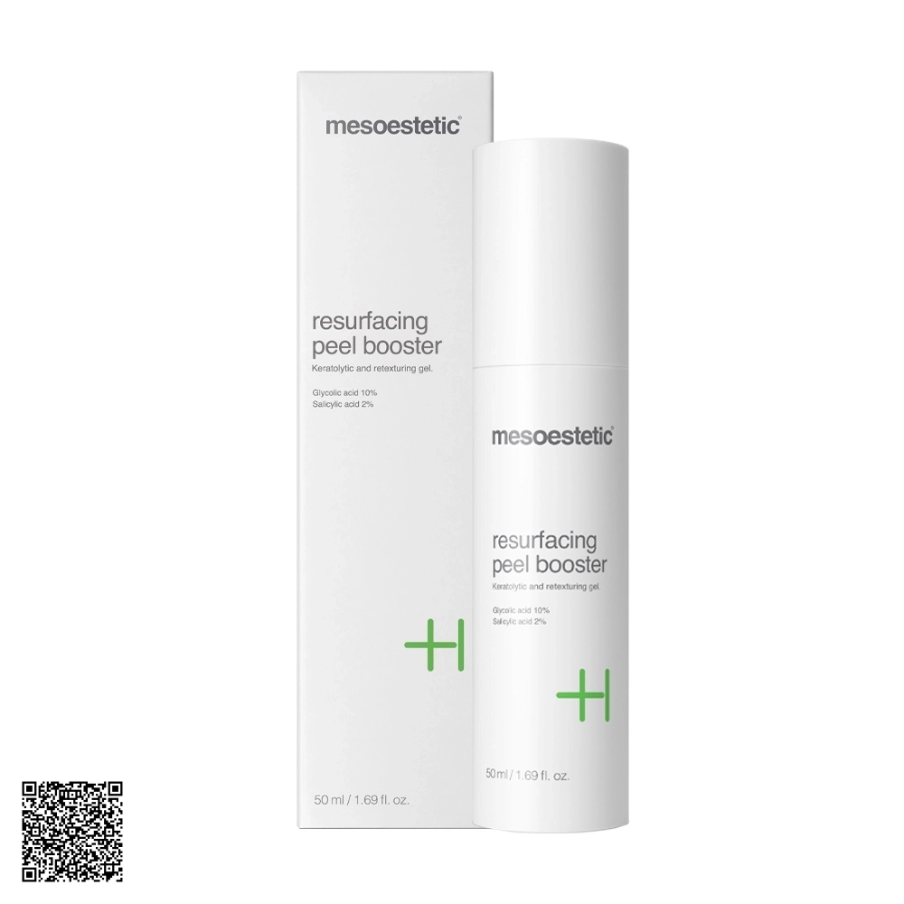 Tinh Chất Hỗ Trợ Ngừa Lão Hóa Cho Da Nhờn Mụn Mesoestetic Resurfacing Peel Booster Từ Tây Ban Nha 50ml