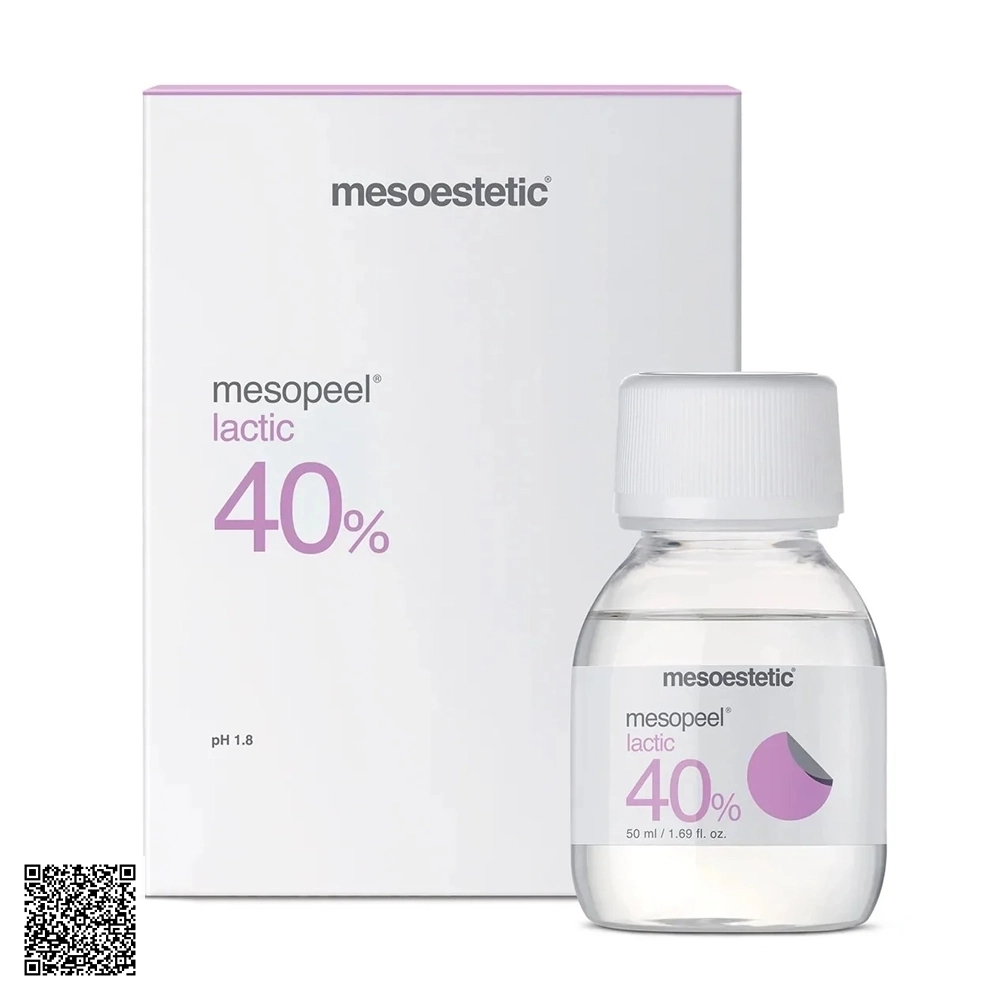 Peel Hỗ Trợ Ngừa Lão Hóa Cho Da Khô, Nhạy Cảm Mesoestetic Mesopeel Lactic 40% Từ Tây Ban Nha 50ml