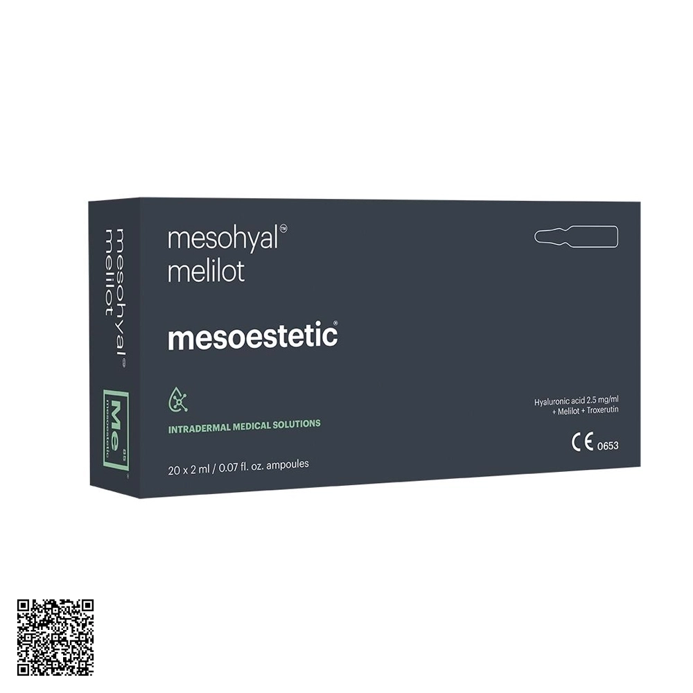Tinh Chất Giảm Rối Loạn Phù Nề Mesoestetic Mesohyal Melilot Từ Tây Ban Nha (20 Ống x 2ml)