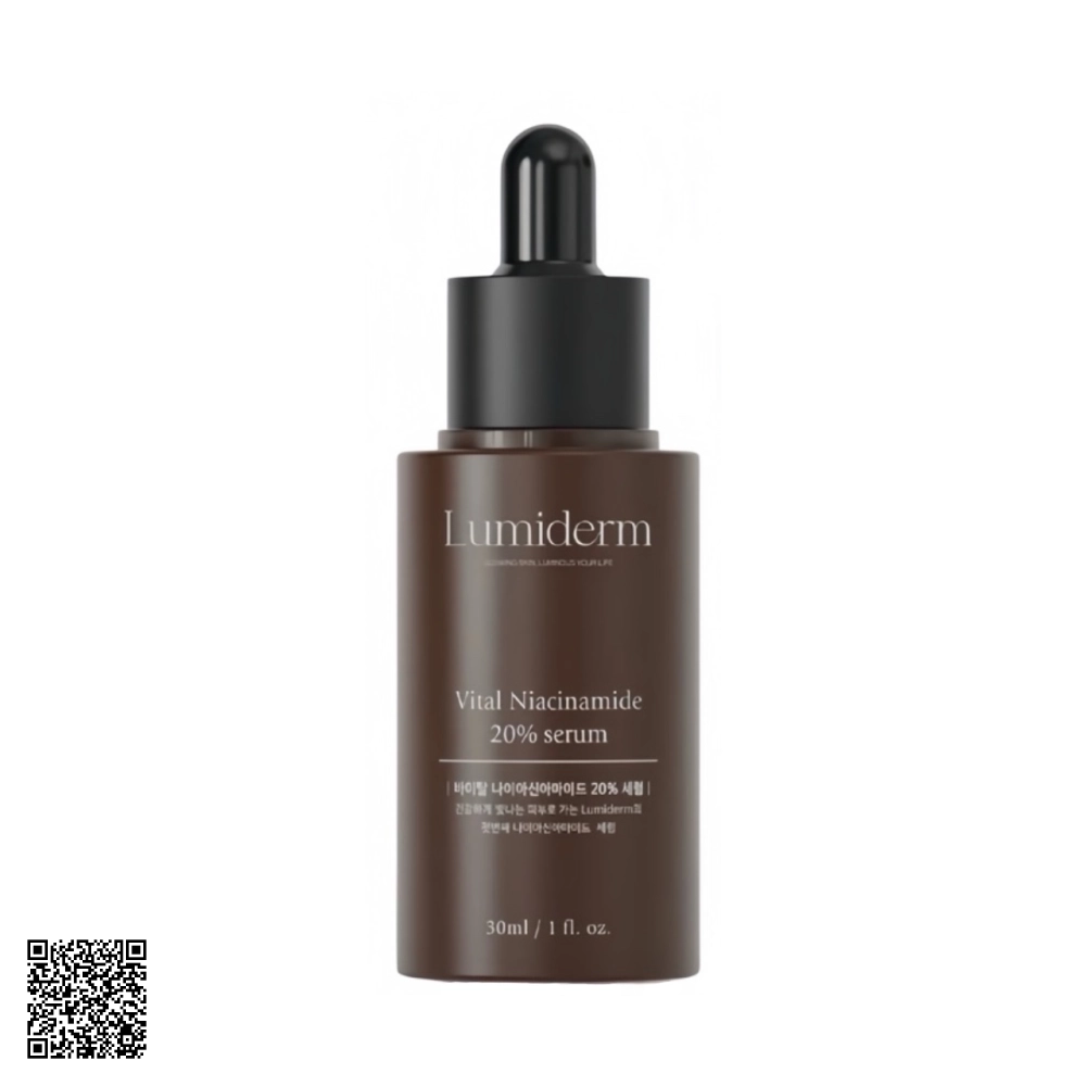 Tinh Chất Dưỡng Trắng Da Lumiderm Vital Niacinamide 20% Serum 30ml