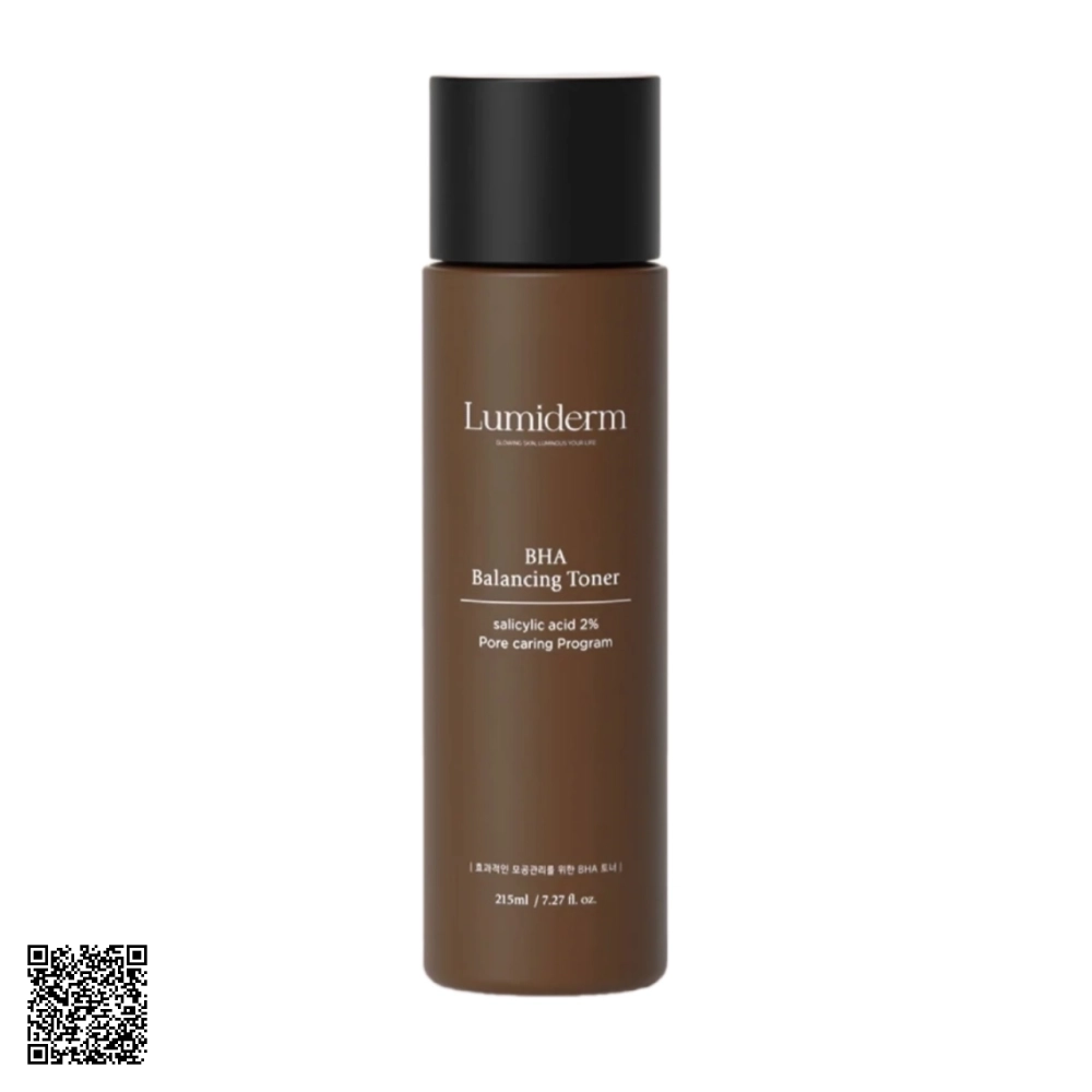 Nước Cân Bằng Da Lumiderm BHA Balancing Toner 215ml