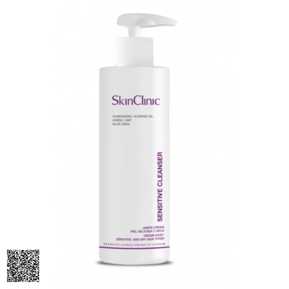 Sữa Rửa Mặt Dạng Kem Dịu Nhẹ SkinClinic Sensitive Cleanser Cho Da Khô Nhạy Cảm Từ Tây Ban Nha