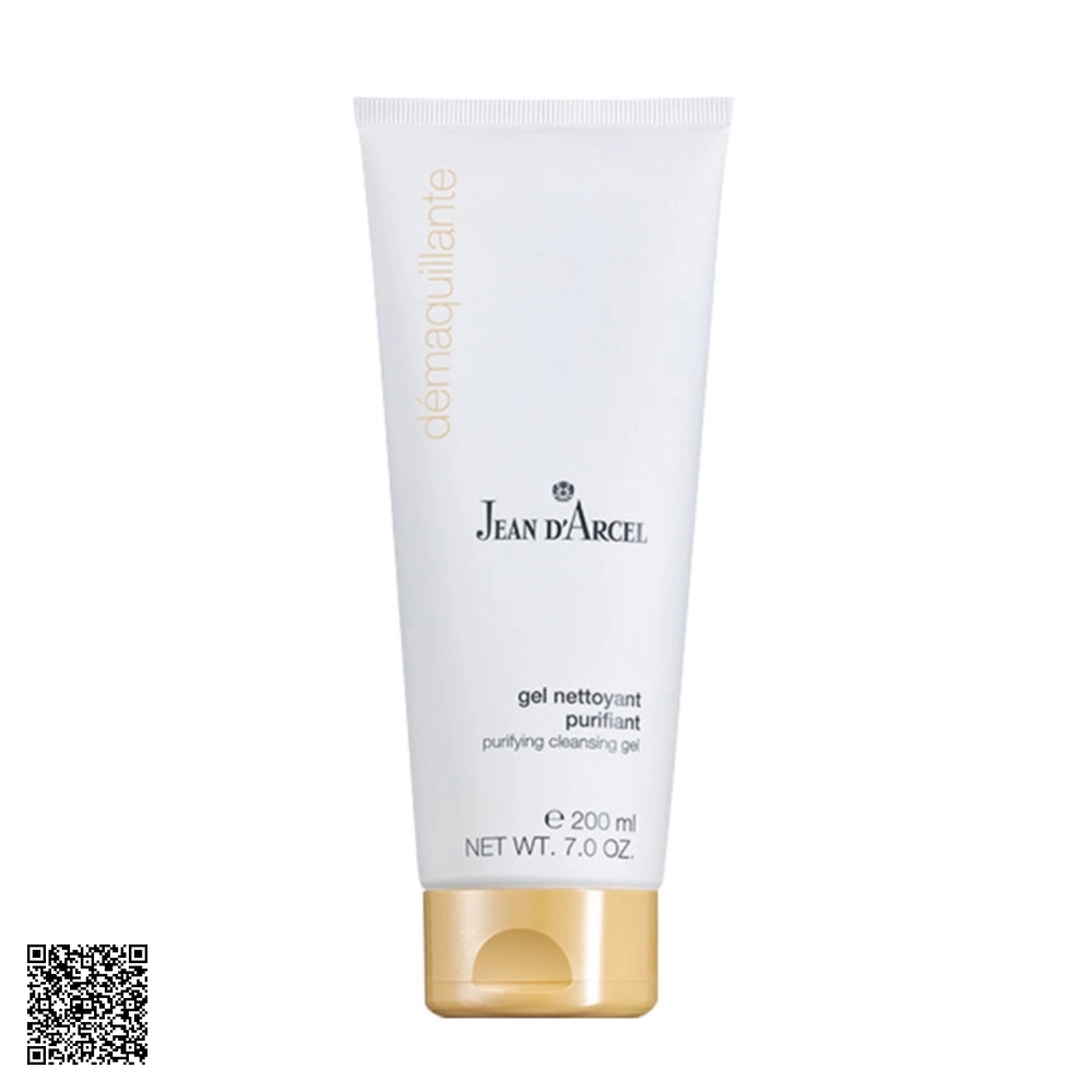 Gel Rửa Mặt Cho Da Mụn Jean DArcel Demaquillante Purifying Clearing Gel 200ml